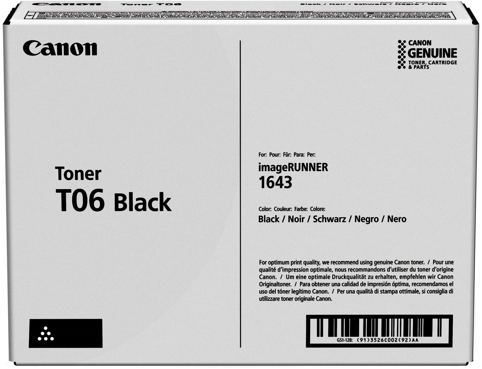 Canon T06 Black Printer Toner