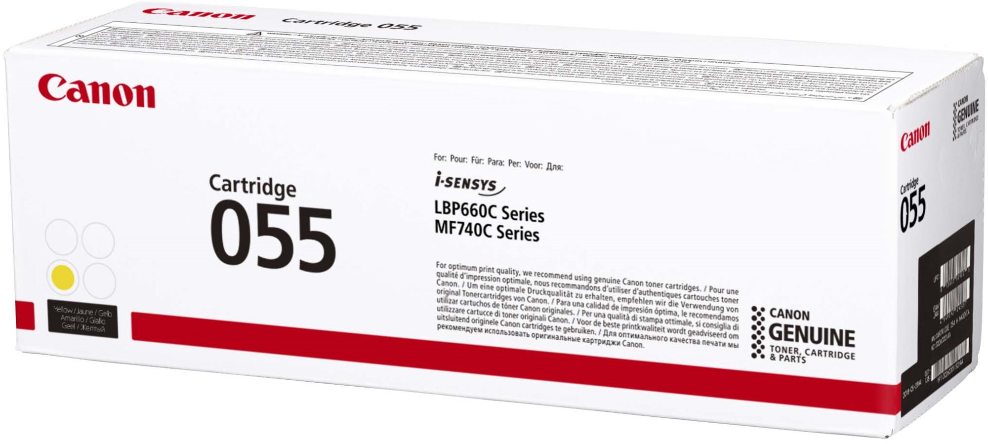 Canon 055 Yellow Printer Toner