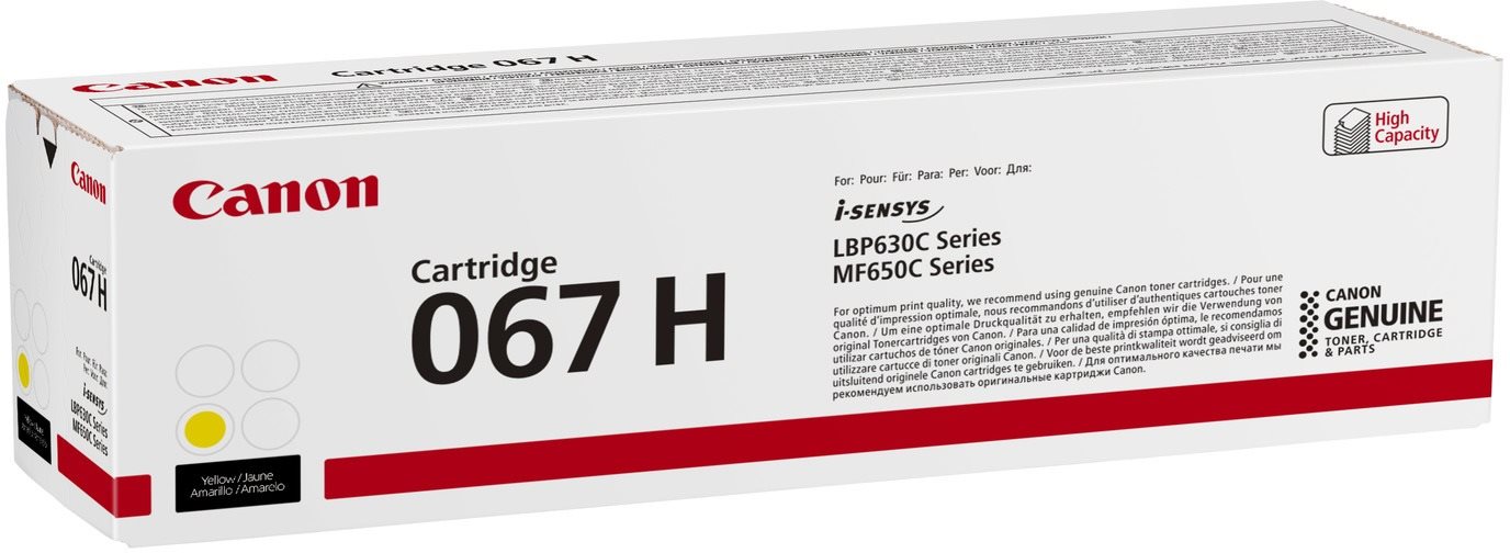 Canon Cartridge 067H žltý Toner