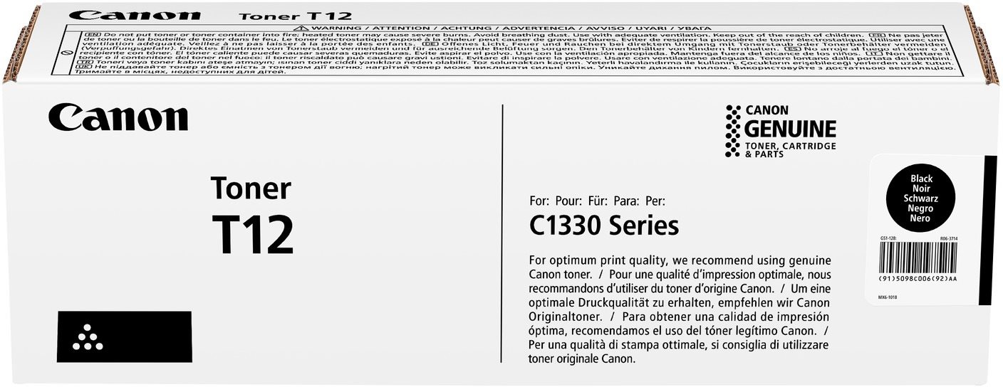 Canon T12, fekete Toner