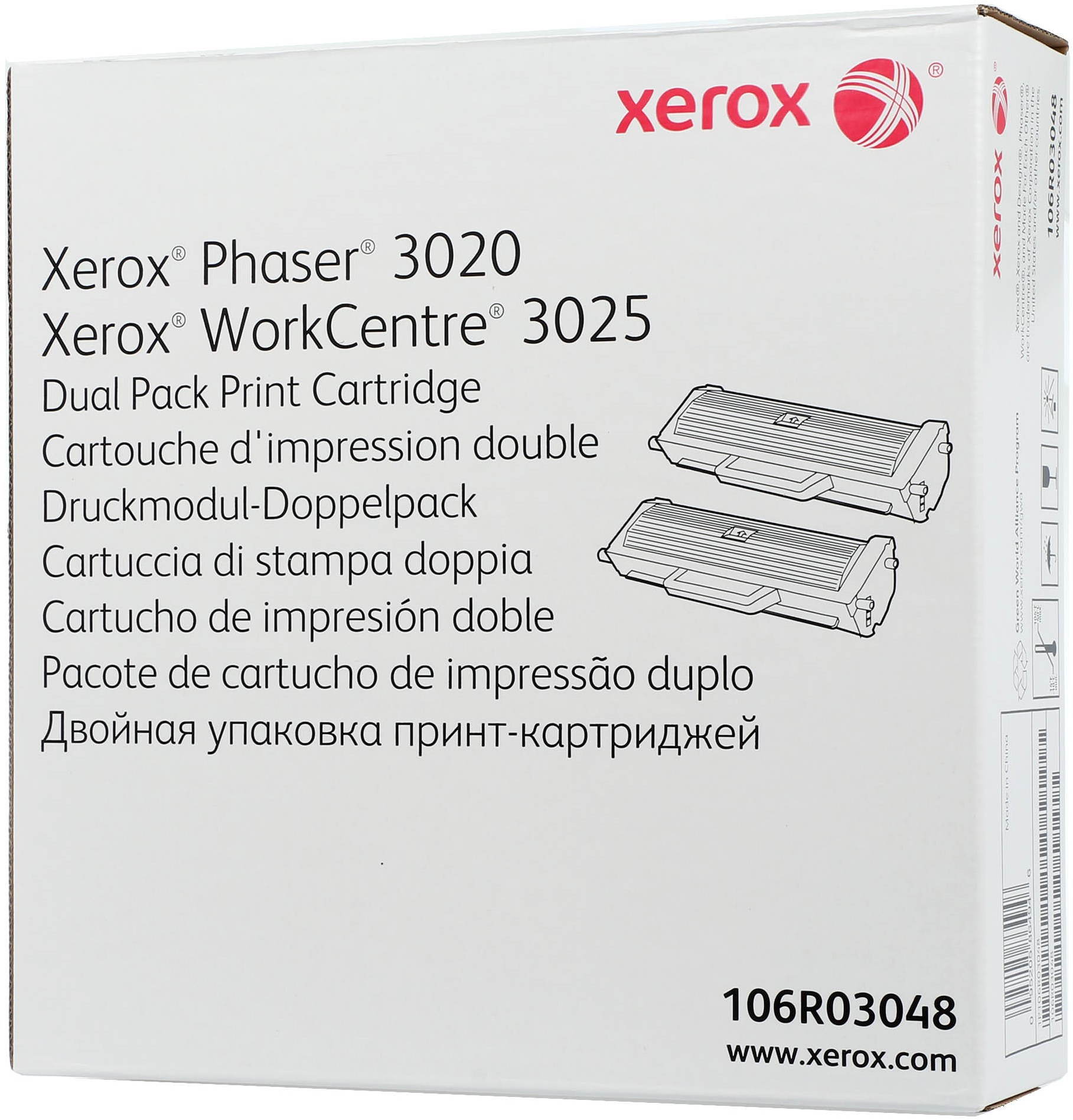 Xerox 106R03048 DualPack, čierny Toner