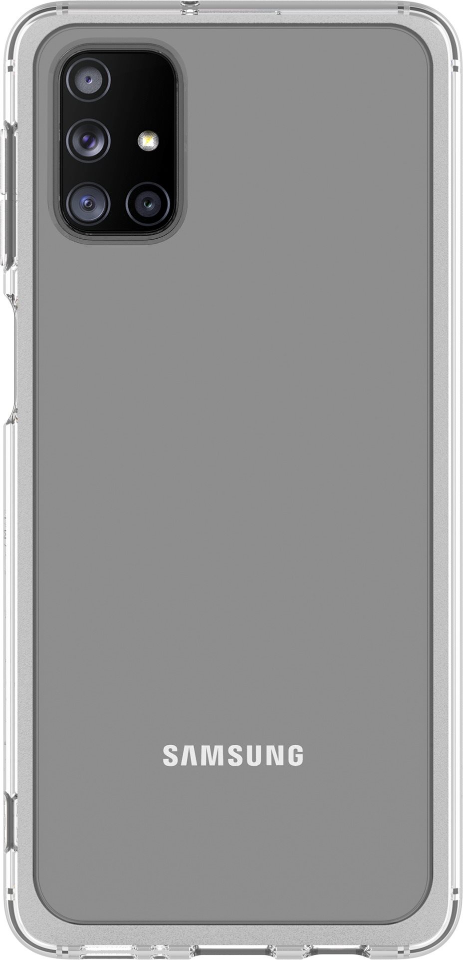Samsung Semi-Transparent Back Cover for Galaxy M31s Transparent...