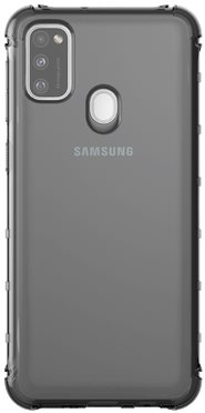 Samsung Semi-transparent Back Cover for Galaxy M21 Black Phone Cover
