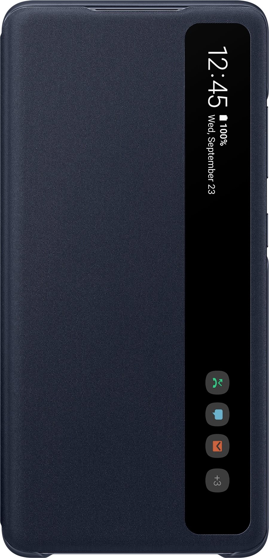 Samsung Galaxy S20 FE Clear View Flip Case, Navy Blue Phone Case