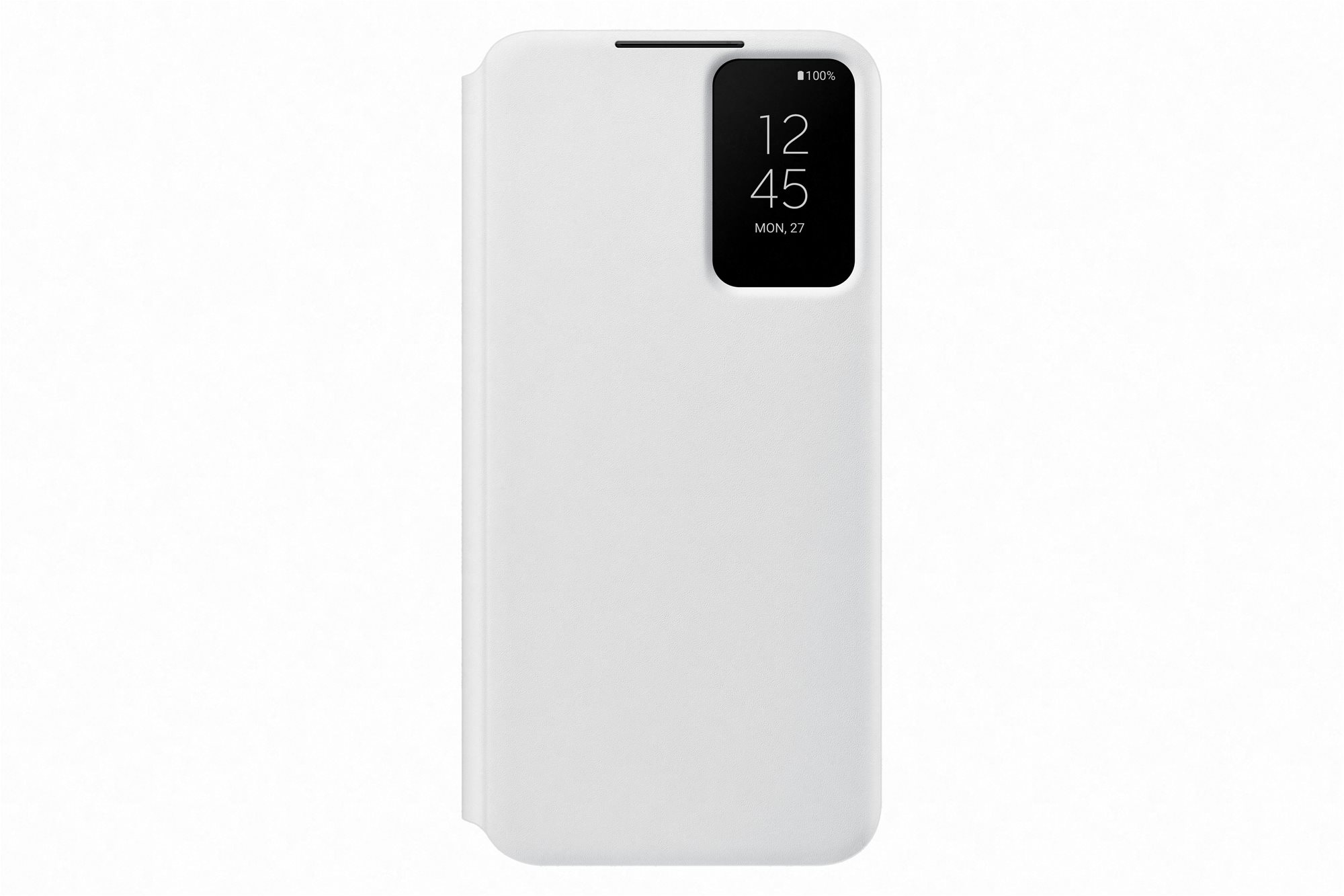 Samsung Galaxy S22+ 5G fehér Clear View flip tok Mobiltelefon tok