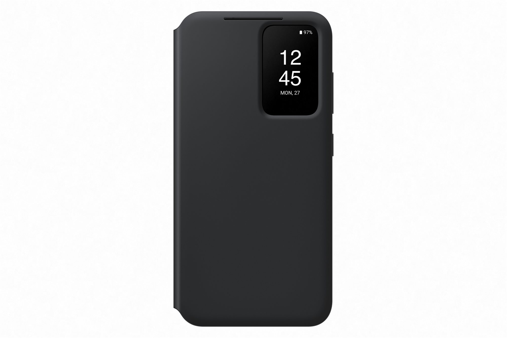 Samsung Galaxy S23 Flip Case Smart View - Schwarz Handyhülle