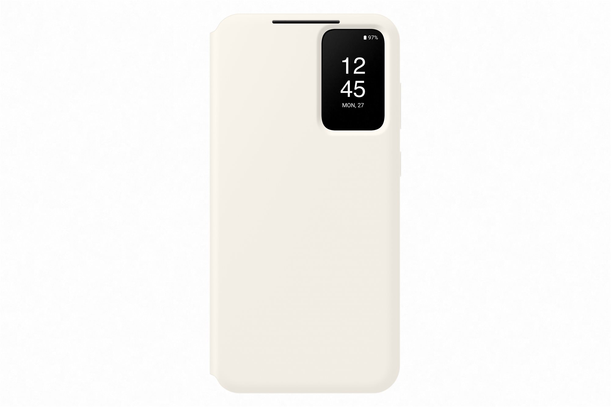 Samsung Galaxy S23+ Flipové puzdro Smart View Cream Puzdro na mobil