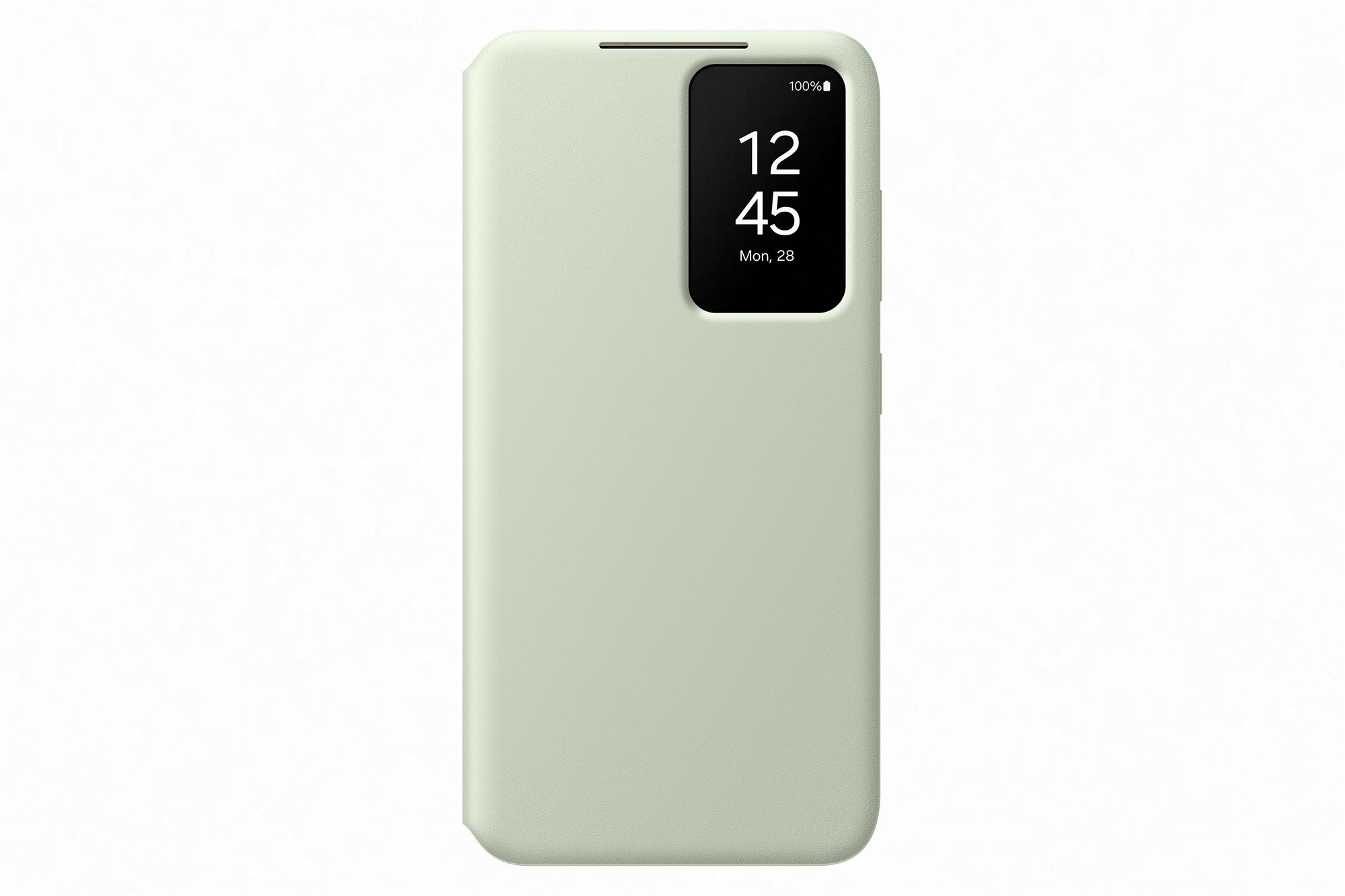 Samsung Galaxy S24 Flip-Hülle Smart View Light Green Handyhülle