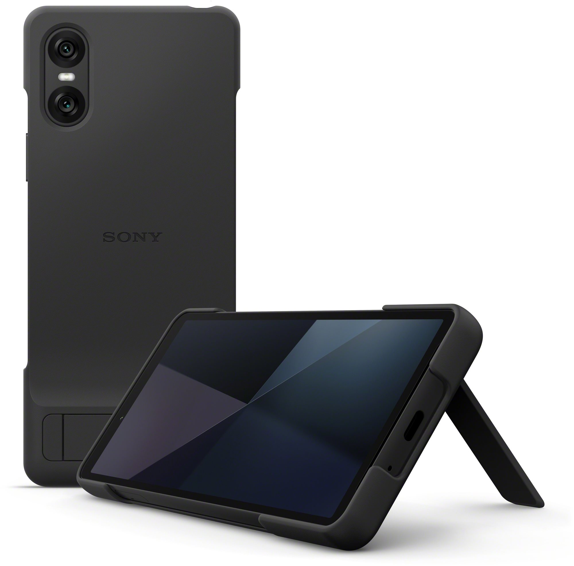 Sony Cover mit Ständer für das Xperia 10 VI schwarz Handyhülle