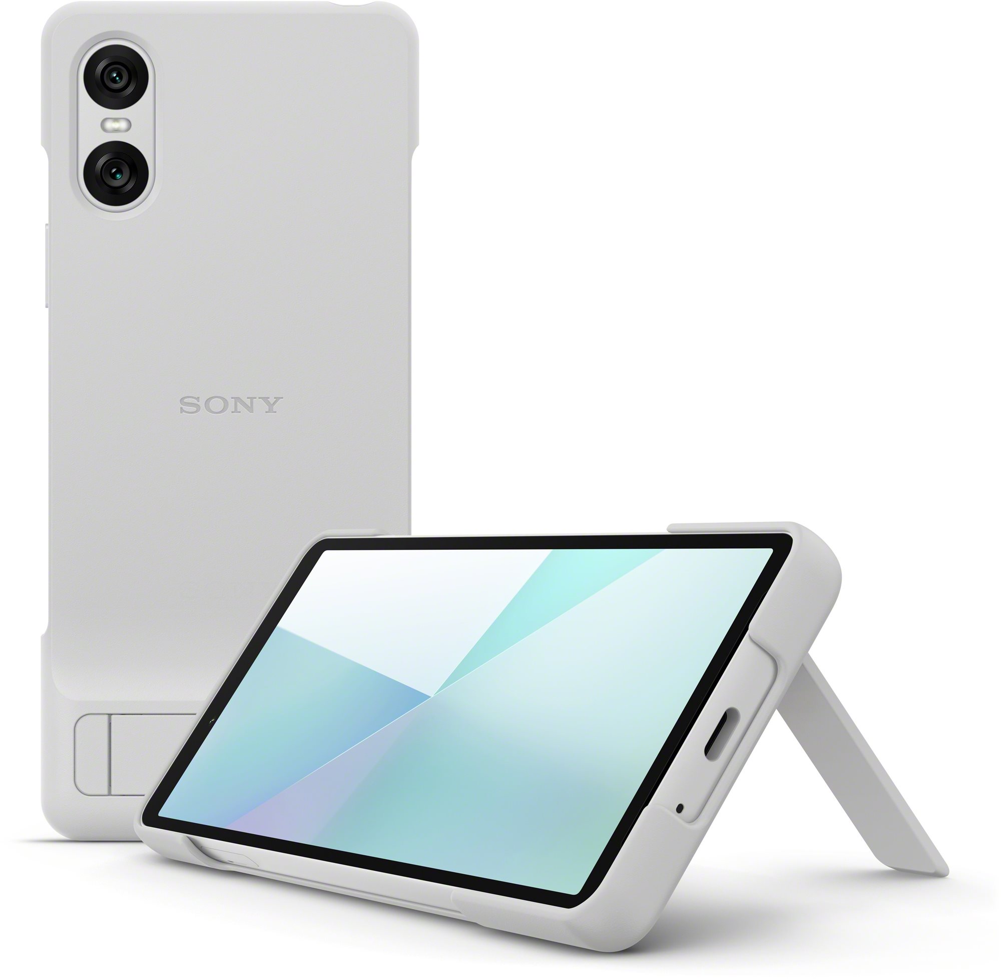 Sony Cover mit Ständer für das Xperia 10 VI weiß Handyhülle