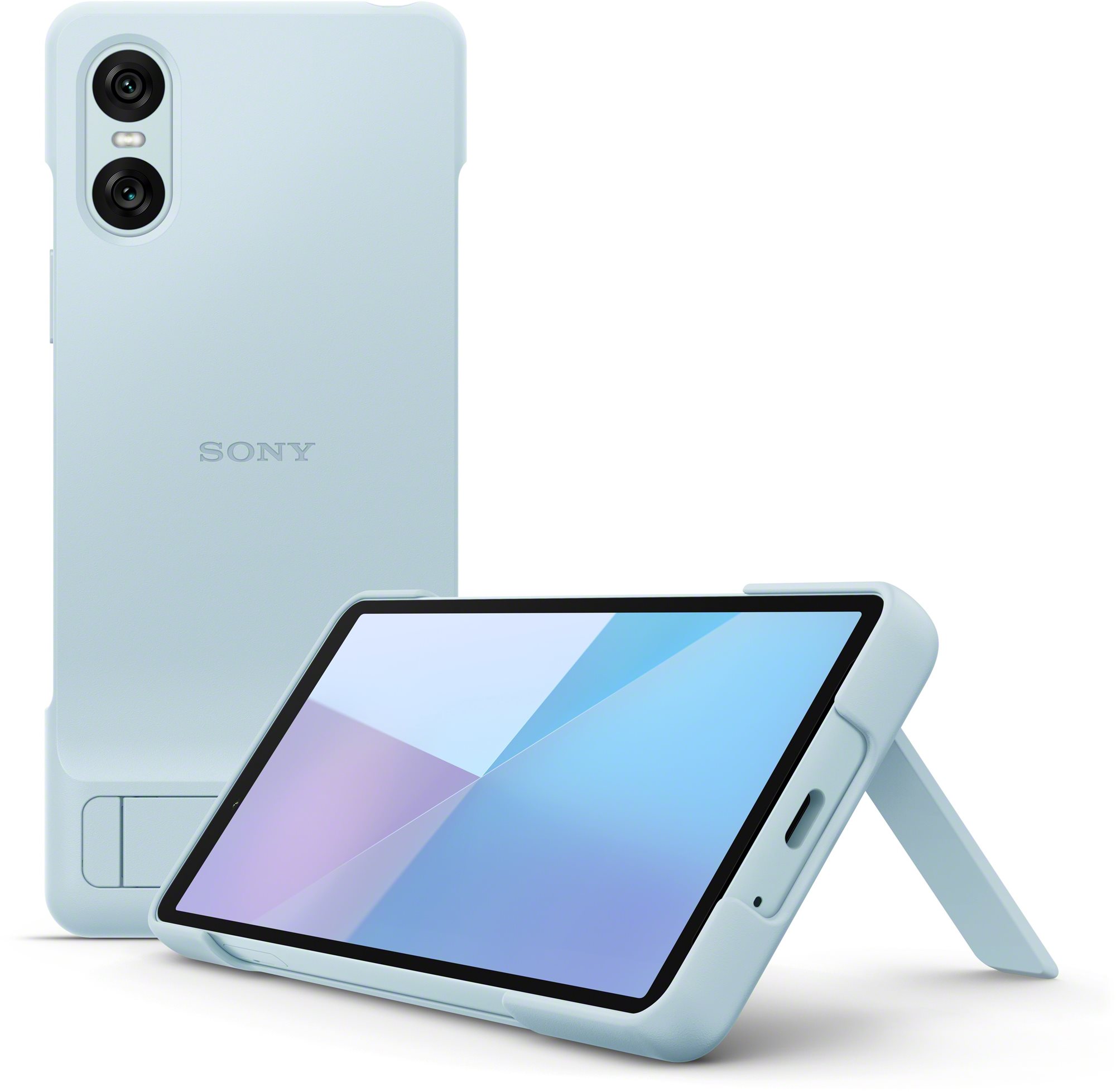 Sony Cover mit Ständer für das Xperia 10 VI blau Handyhülle