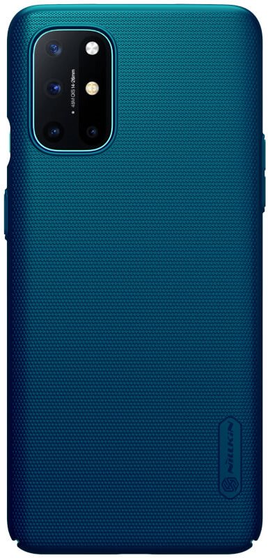 Nillkin Frosted étui pour OnePlus 8T Peacock Blue Coque de...