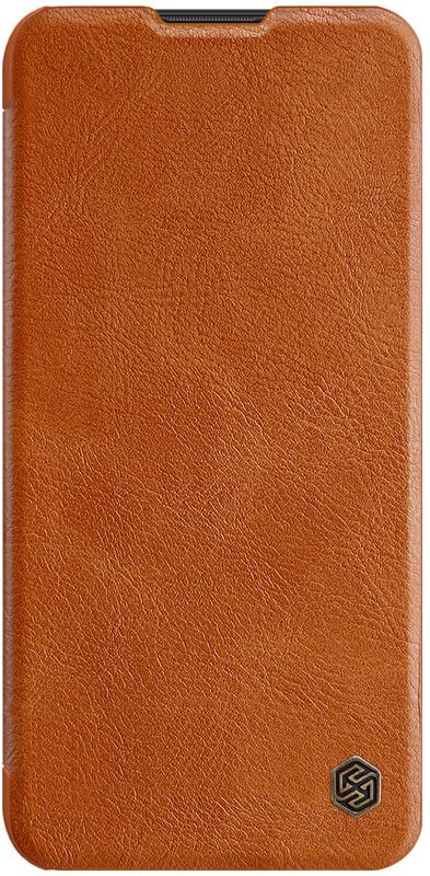 Nillkin Qin Leather Case for Samsung Galaxy A11, Brown Phone Case
