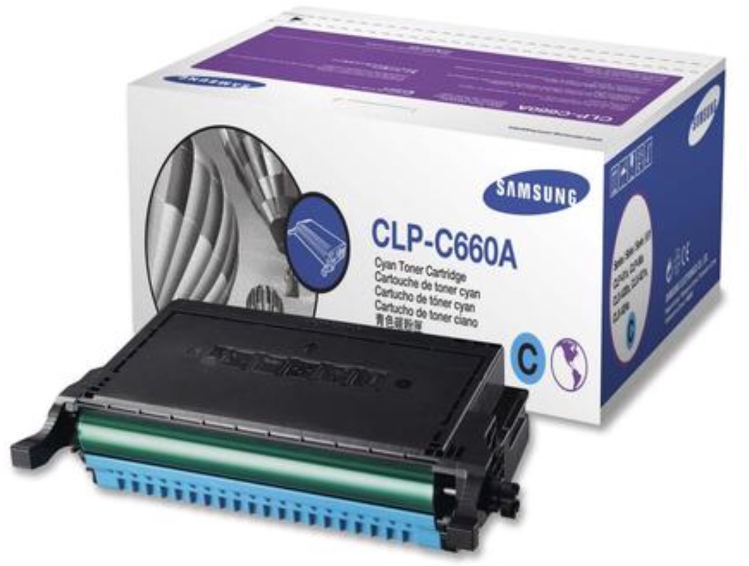 Samsung CLP-C660A Cyan Printer Toner