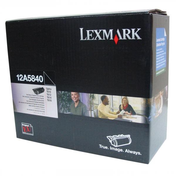 LEXMARK 12A5840 Black Printer Toner
