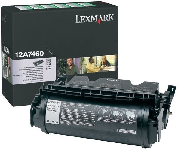 LEXMARK 12A7460 Black Printer Toner