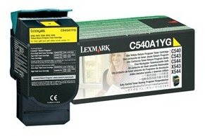 LEXMARK C540A1YG Yellow Printer Toner