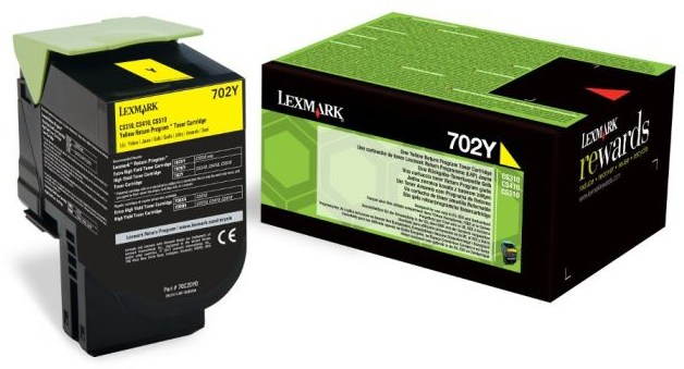 LEXMARK 70C20Y0 Yellow Printer Toner
