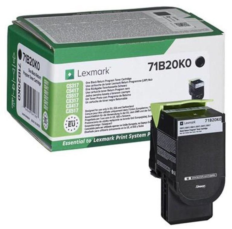 LEXMARK 71B20K0 schwarz Toner