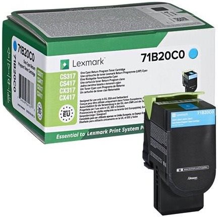LEXMARK 71B20C0 Cyan Printer Toner