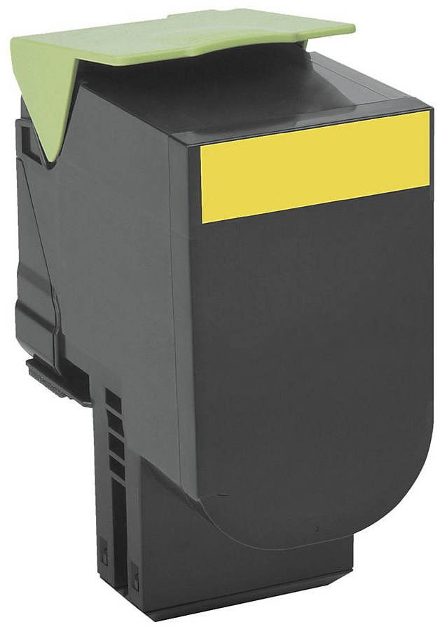 LEXMARK 80C20Y0 Yellow Printer Toner
