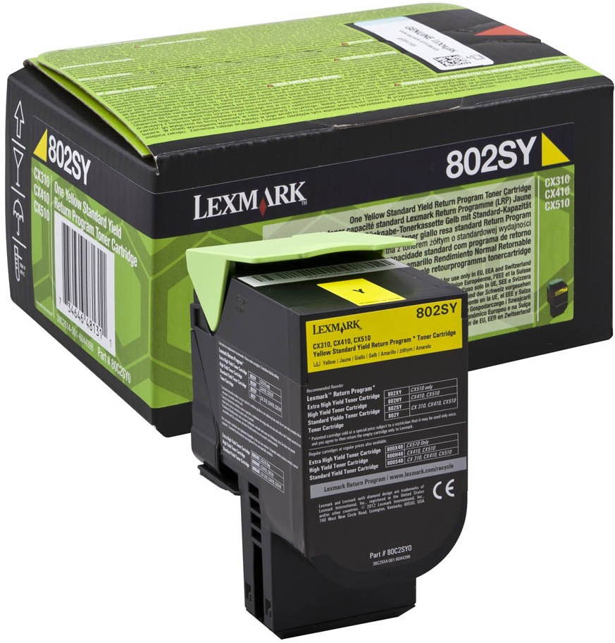 LEXMARK 80C2SY0 gelb Toner