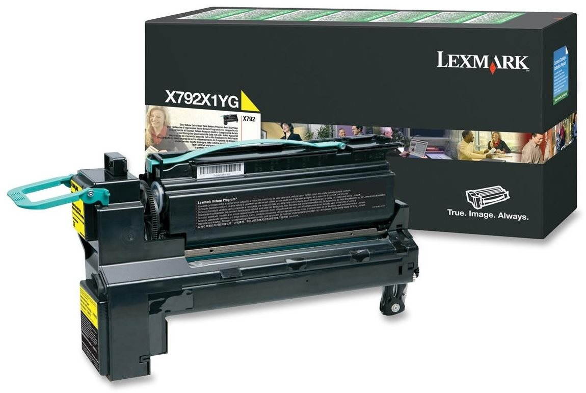 LEXMARK X792X1YG Yellow Printer Toner
