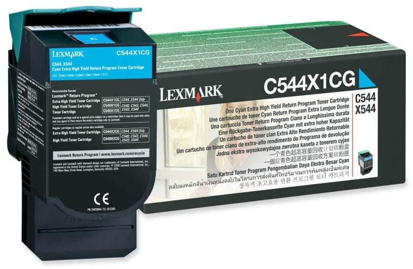LEXMARK C544X1CG bleu Toner