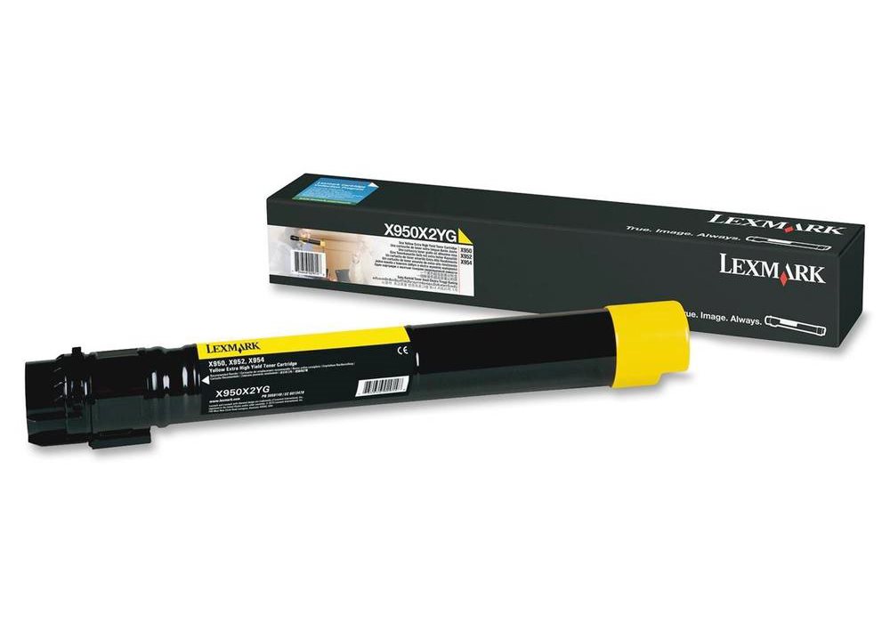Lexmark X950X2YG Yellow Printer Toner