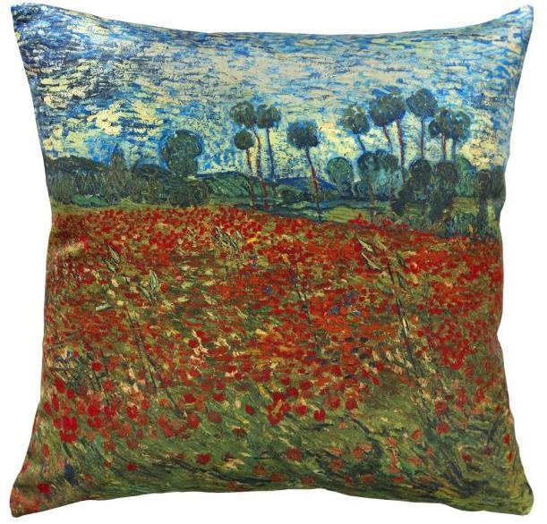 Scanquilt dekoračná obliečka na vankúš Art Velvet gogh-máky...