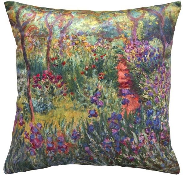 Scanquilt dekoračná obliečka na vankúš Art Velvet monet-záhrada s...