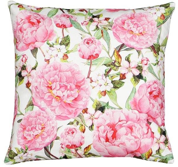 Scanquilt dekoračná obliečka na vankúš Flora pivónie Obliečka na...