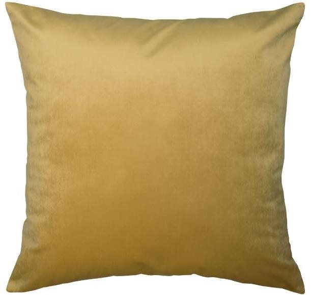 Scanquilt dekoračná obliečka na vankúš Velvet horčicová Obliečka na...