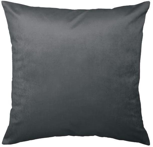 Scanquilt dekoračná obliečka na vankúš Velvet sivá Obliečka na vankúš