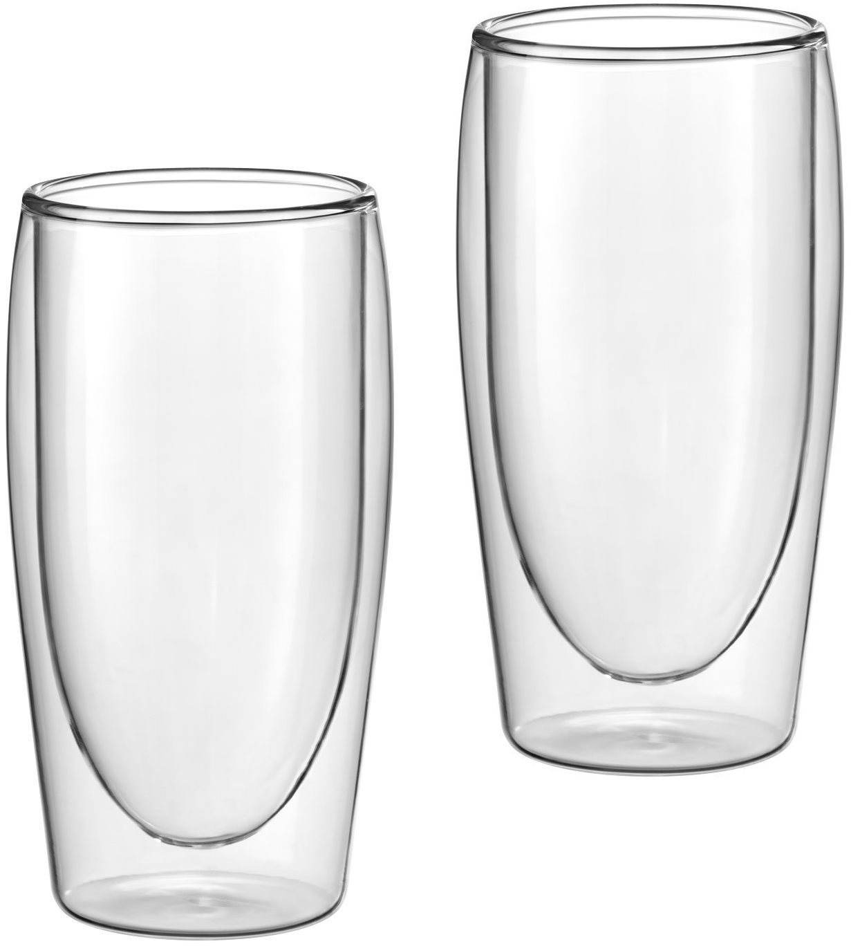 Scanpart Thermo-Kaffeeglas-Set - Latte - 350 ml - 2 Stück Glas