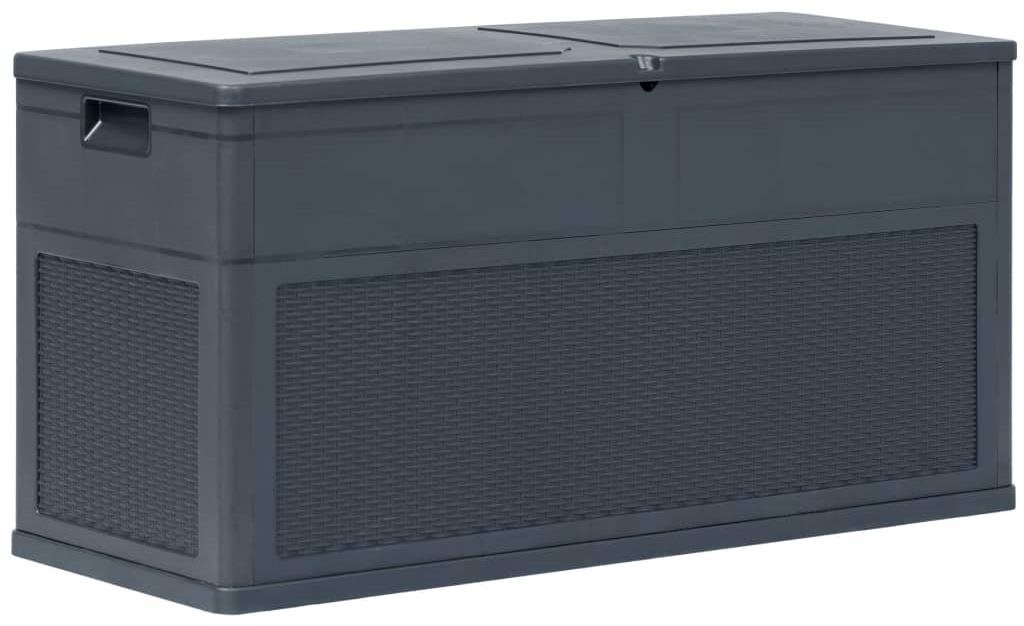 Záhradný úložný box antracitový 320 l Záhradný úložný box