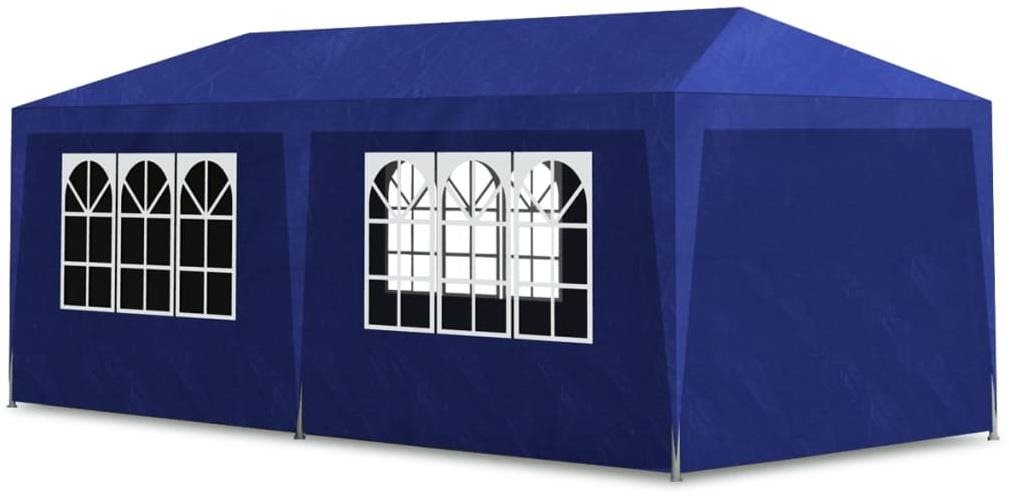 Párty stan 3 × 6 m modrý Párty stan