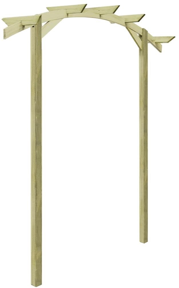 SHUMEE Pergola záhradná, borovica 1,8 × 0,4 × 2,1 m Pergola