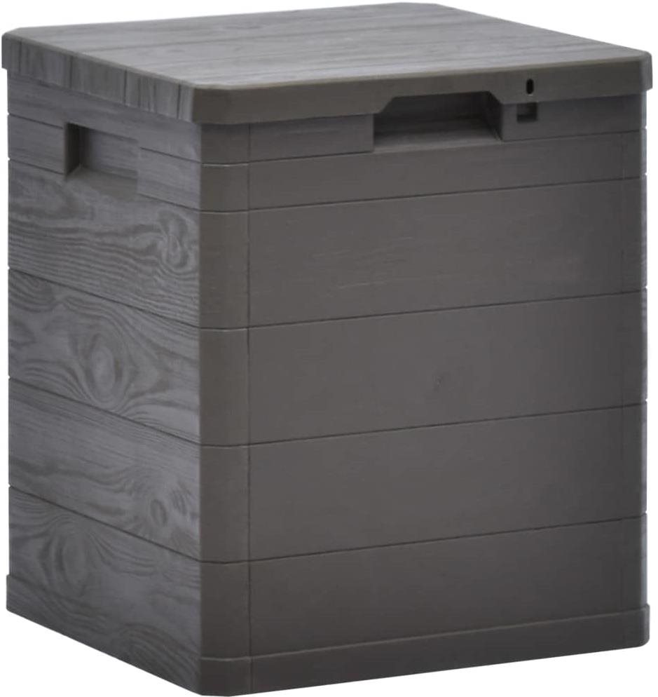 SHUMEE Záhradný úložný box, hnedý 50 × 44 × 42,5 cm Záhradný úložný...