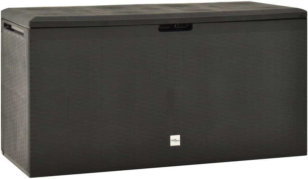 Záhradný úložný box antracitový 114 × 47 × 60 cm Záhradný úložný box