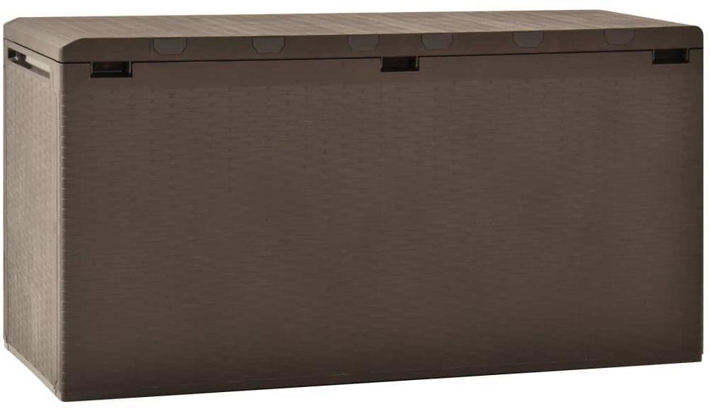 Záhradný úložný box hnedý 114 × 47 × 60 cm Záhradný úložný box