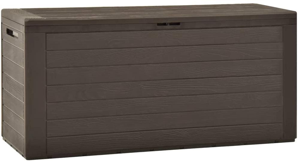 Záhradný úložný box hnedý 116 × 44 × 55 cm Záhradný úložný box