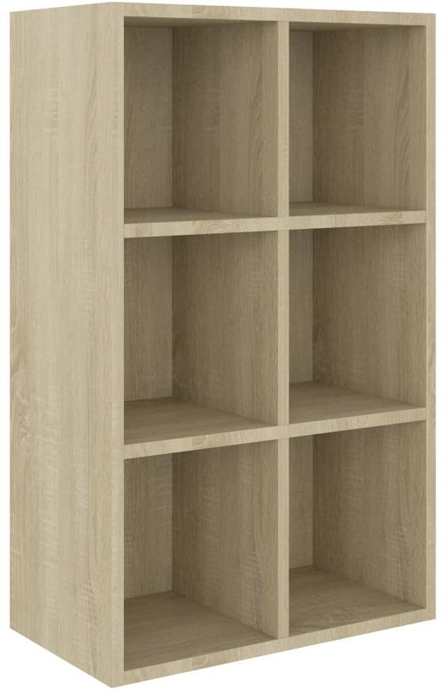 Shumee dub sonoma 66 × 30 × 97,8 cm drevotrieska, 800345 Regál