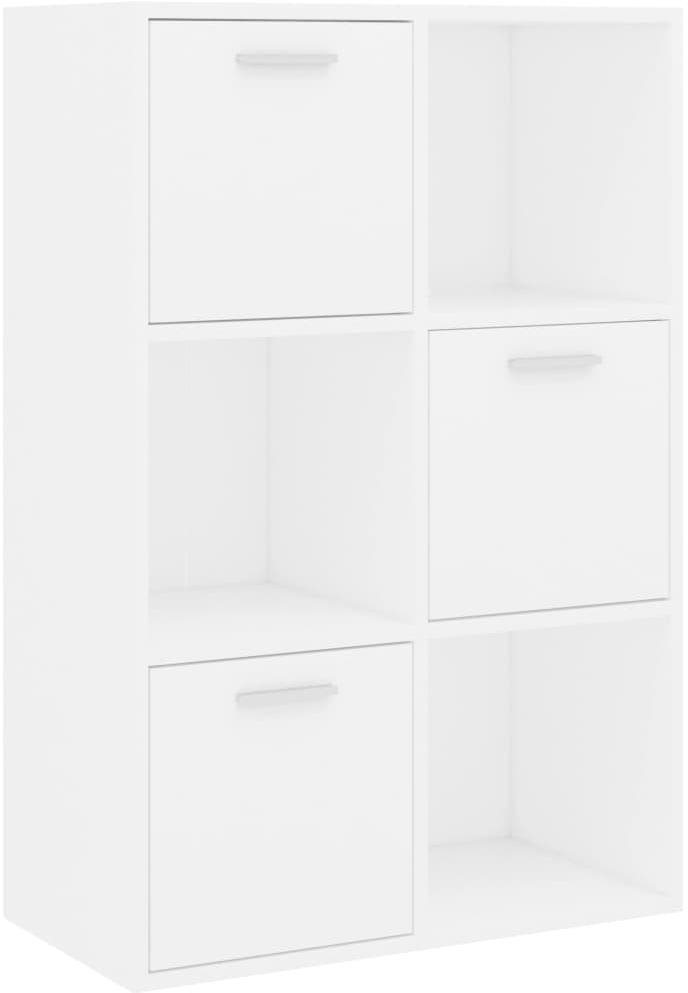Shumee úložná skrinka biela 60 × 29,5 × 90 cm drevotrieska, 801134...