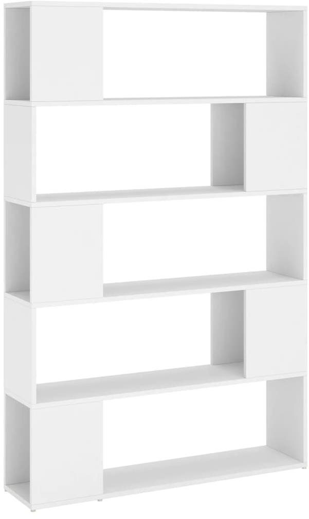 Shumee deliaca stena biela 100 × 24 × 155 cm drevotrieska, 809197...