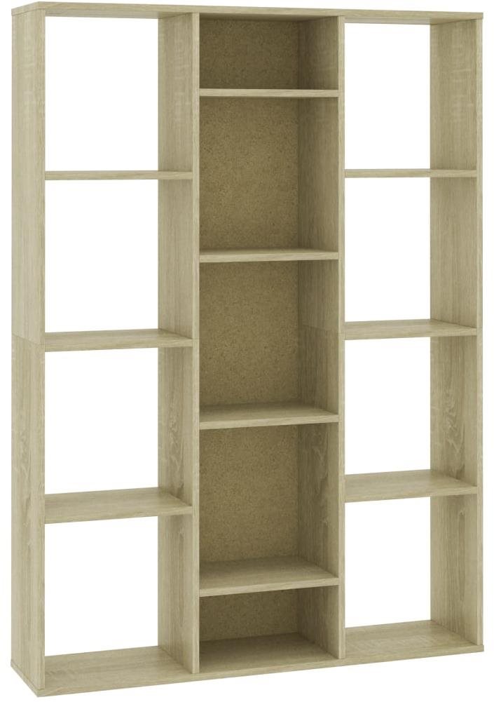 Shumee deliaca stena sonoma dub 100 × 24 × 140 cm drevotrieska,...