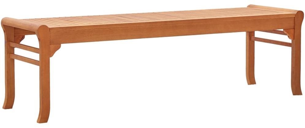 SHUMEE Lavica záhradná pre 3 osoby 150 cm eukalyptus Záhradná lavička