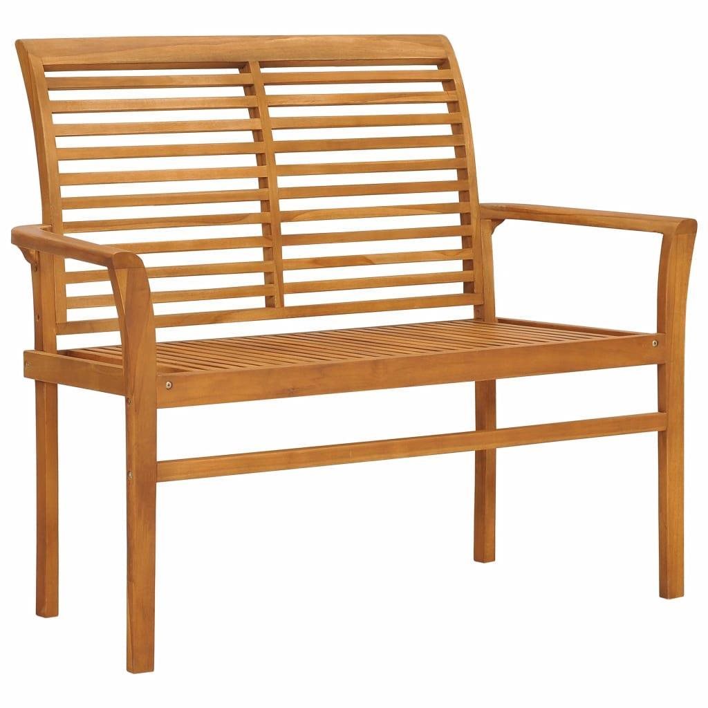 SHUMEE Lavica záhradná, teak 112 cm Záhradná lavička