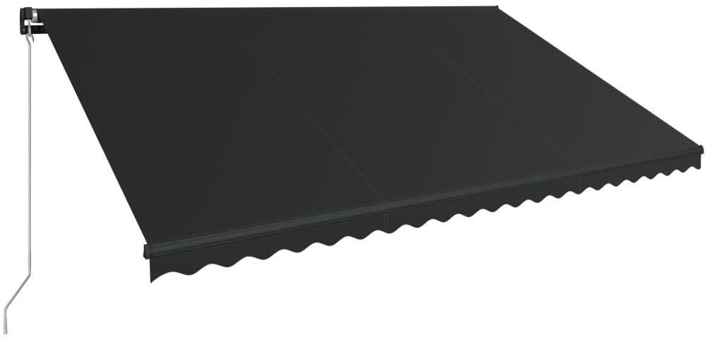 Ručne zaťahovacia markíza 500 × 300 cm antracitová Markíza