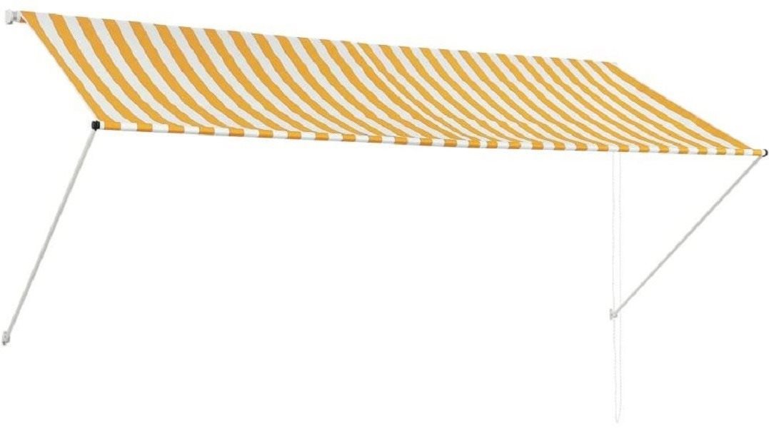 SHUMEE Markíza, žlto-biela 300 × 150 cm Markíza